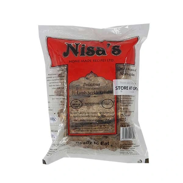Nisa’s Lamb Seekh Kebab (10 pcs)